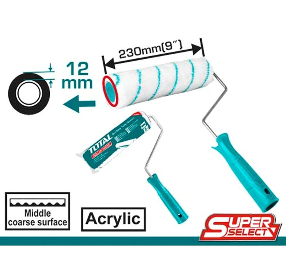 TOTAL - TRAFALET - ACRIL -  230MM / 9" - FIBRA 12MM