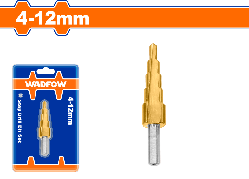 WADFOW - BURGHIU CONIC IN TREPTE 4-12MM PAS 2MM