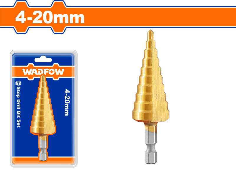 WADFOW - BURGHIU CONIC IN TREPTE 4-20MM PAS 2MM