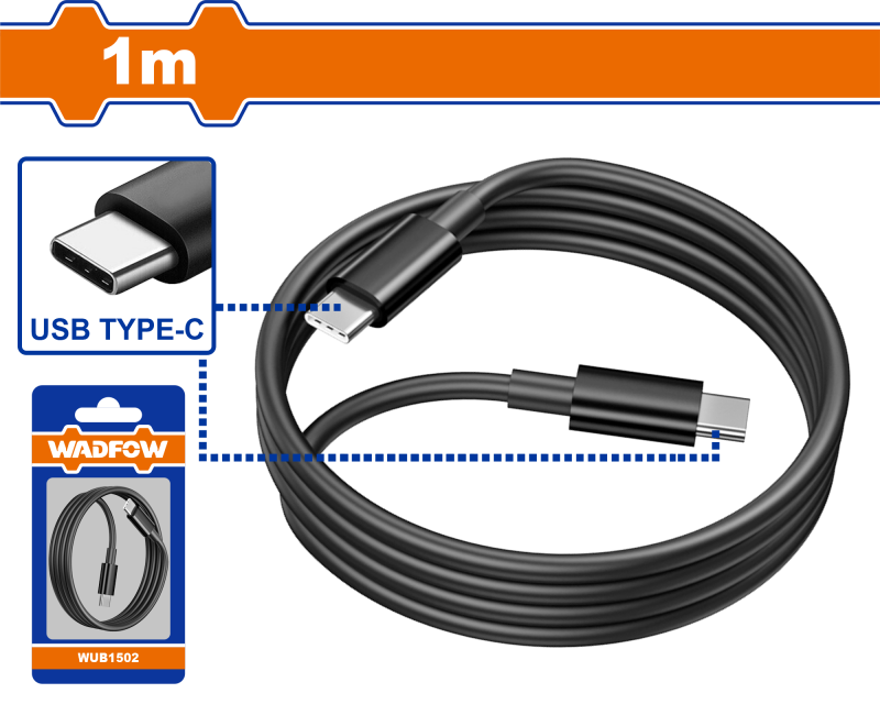 WADFOW - CABLU USB TIP C CU TIP C 1M