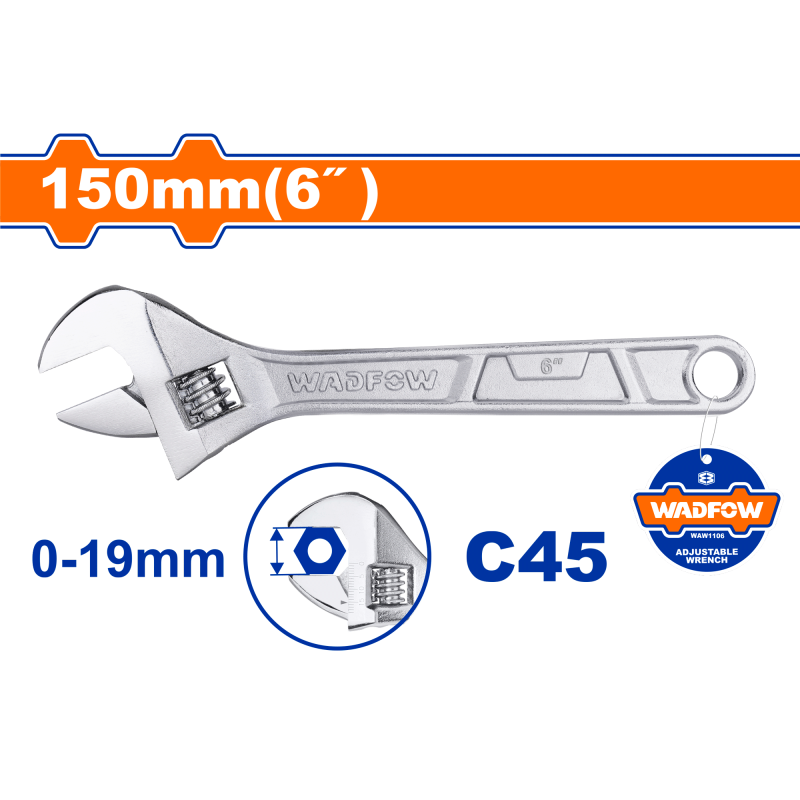 WADFOW - CHEIE REGLABILA - 150MM (6")