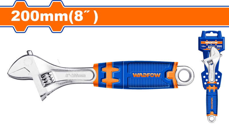 WADFOW - CHEIE REGLABILA CU MANER DE CAUCIUC- 200MM (8"), CRV