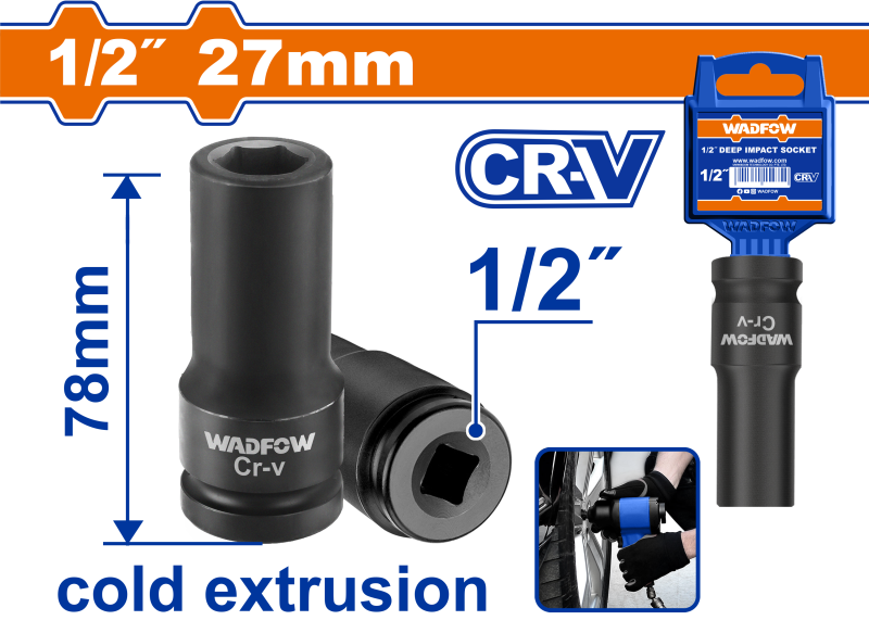 WADFOW - CHEIE TUBULARA DE IMPACT - 27X78MM