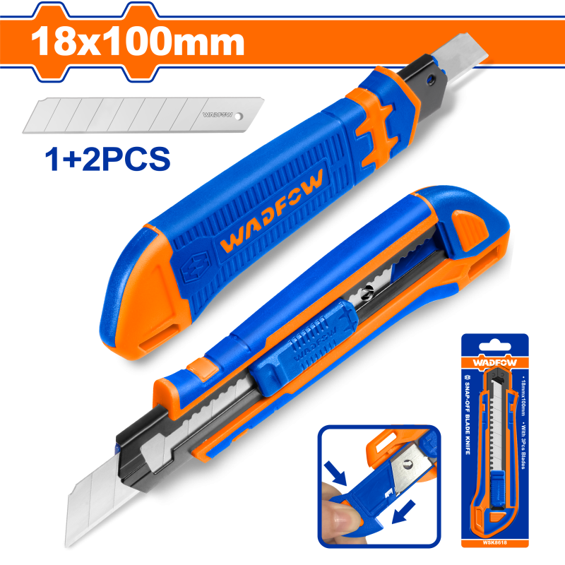 WADFOW - CUTTER - 18X100MM - PLASTIC SI METAL - 3 LAME SK5