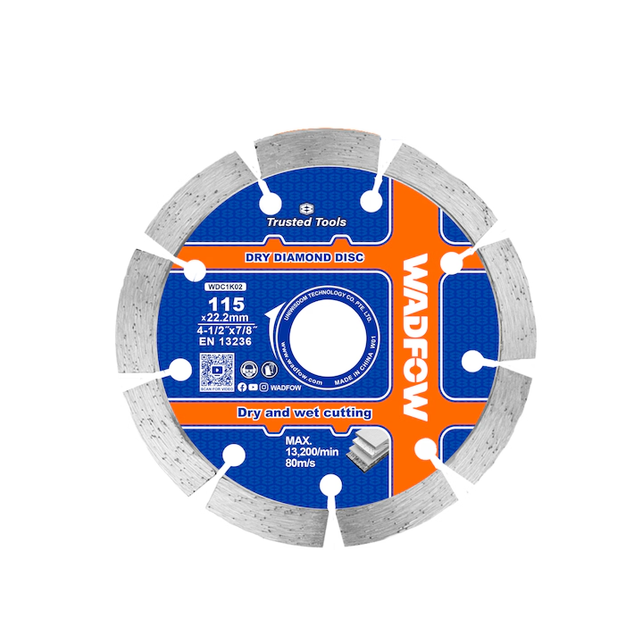 WADFOW - DISC DEBITARE BETON - 115MM