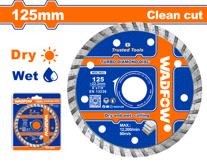 WADFOW - DISC DEBITARE BETON - 125MM