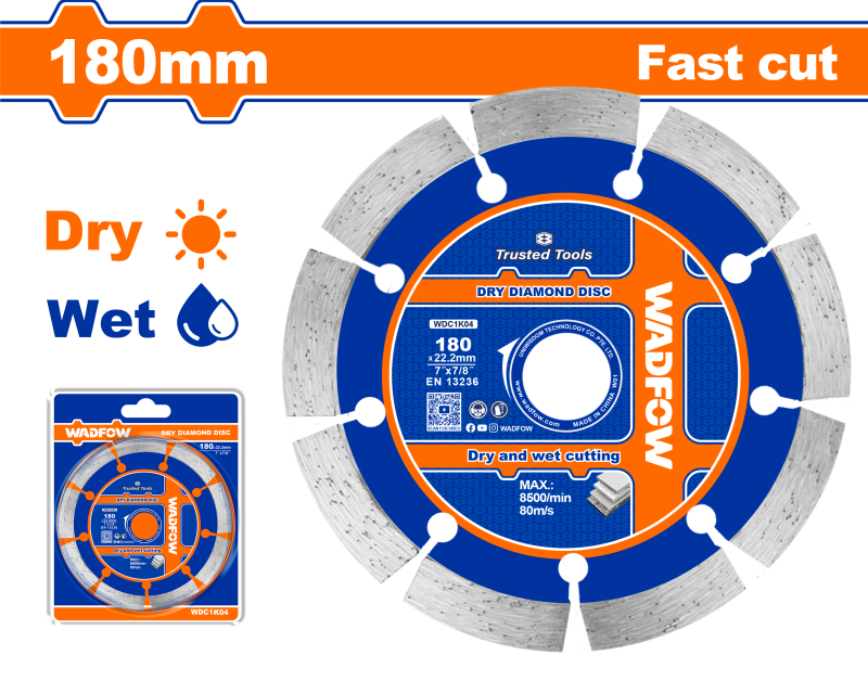 WADFOW - DISC DEBITARE BETON - 180MM