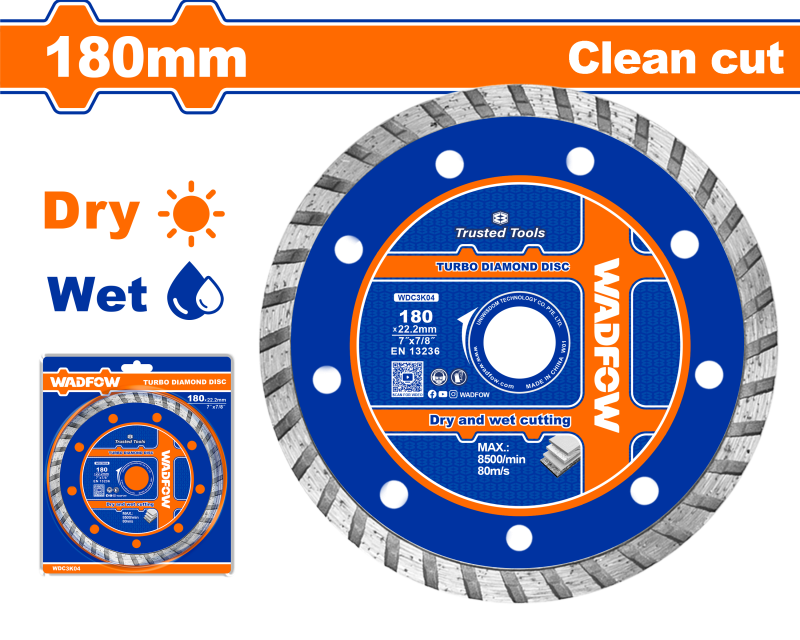 WADFOW - DISC DEBITARE BETON - 180MM