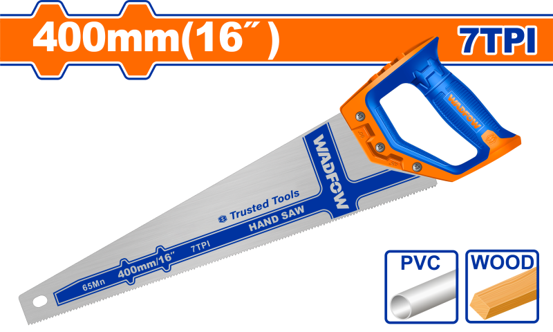 WADFOW - FIERASTRAU PENTRU LEMN - 400MM / 16" - 7TPI
