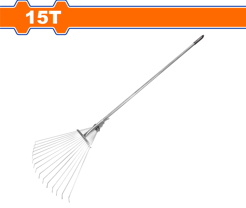 WADFOW - GREBLA METALICA PENTRU FRUNZE - CU COADA METALICA - 1220MM-1580MM  - 15T