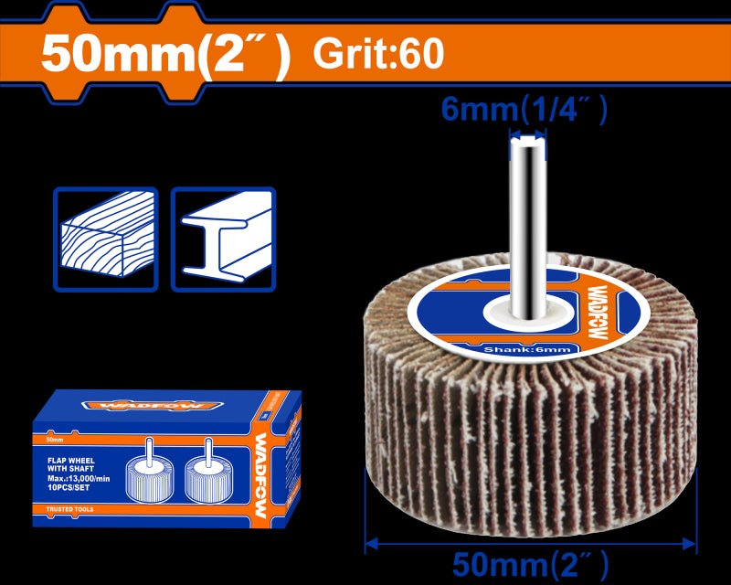WADFOW - PERIE SMIRGHEL 50X25X6MM P60