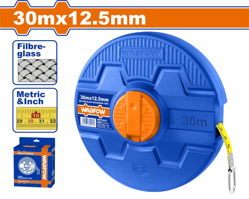 WADFOW - RULETA 30M X 12.5MM - FIBRA STICLA