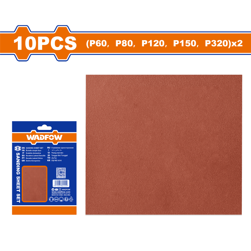 WADFOW - SET 10 COLI SMIRGHEL - P60, P80, P120, P150