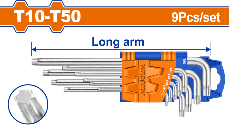 WADFOW - SET 9 CHEI IMBUS TORX - T10-T50 - CR-V