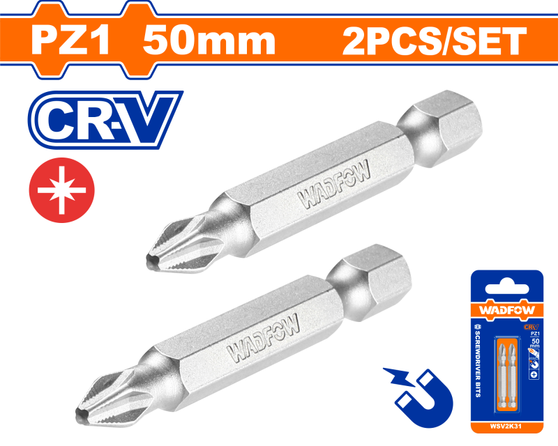 WADFOW - SET BITI PZ1 50MM - 2 BUC