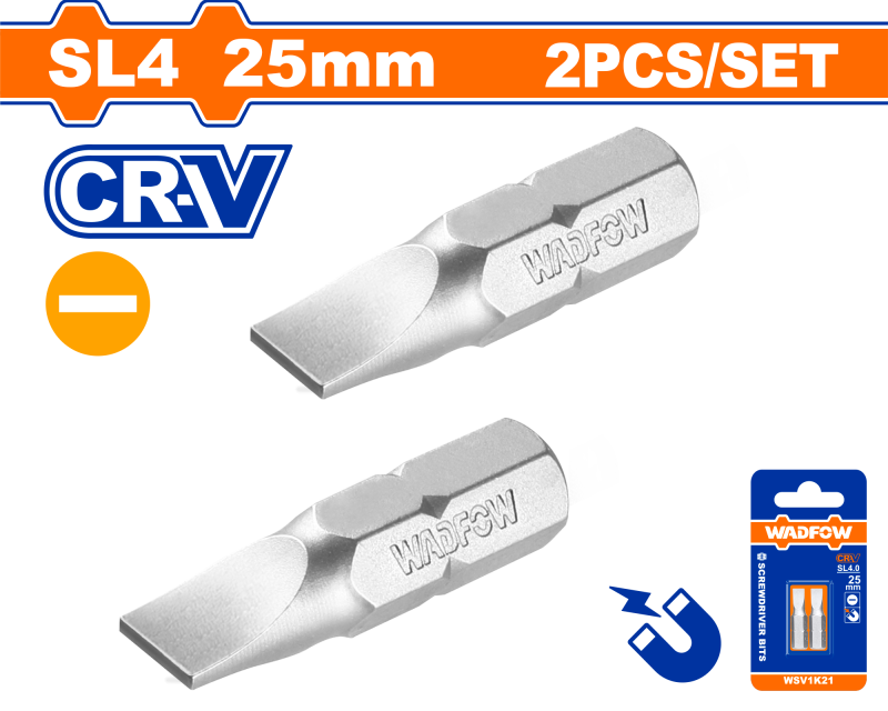 WADFOW - SET BITI SL4 25MM - 2 BUC