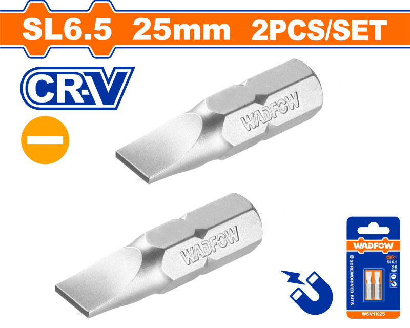 WADFOW - SET BITI SL6.5 25MM - 2 BUC