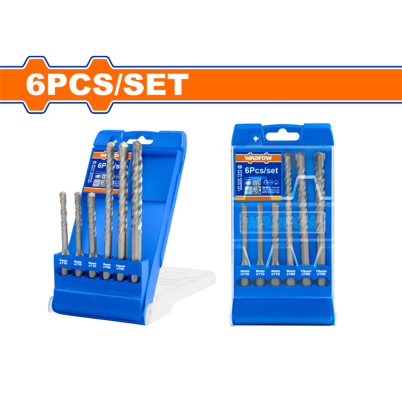 WADFOW - SET BURGHIE ROTOPERCUTOR SDS PLUS: 6 BUC