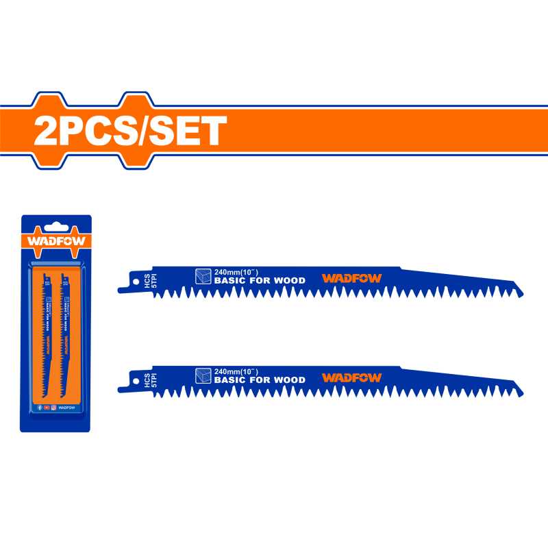 WADFOW - SET LAME FIERASTRAU SABIE - LEMN - 240MM 5TPI
