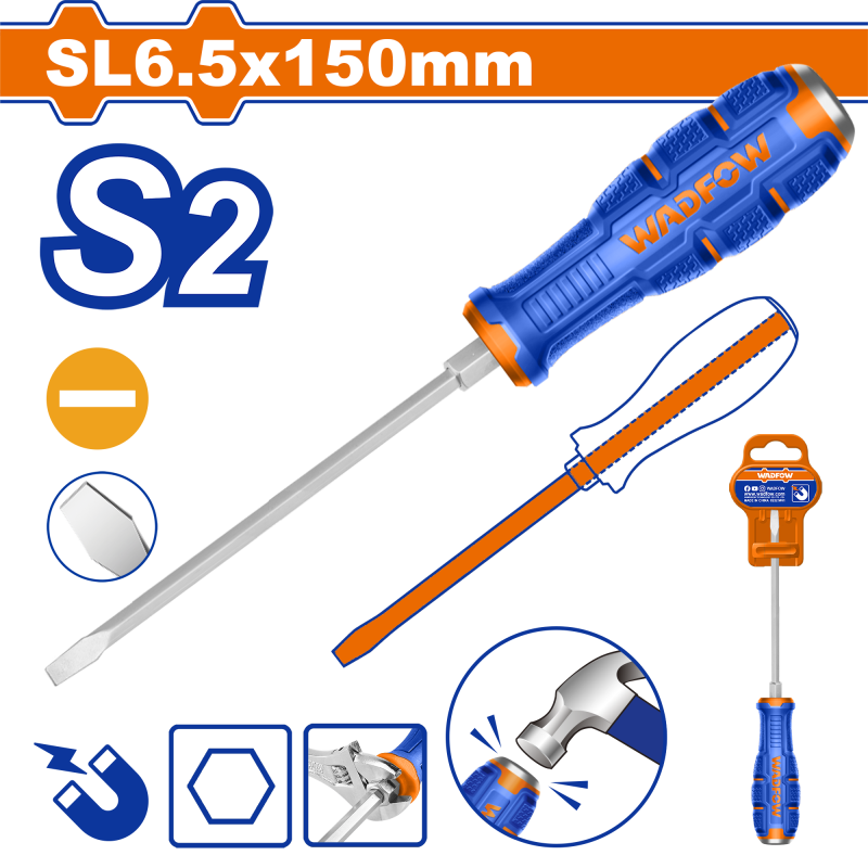 WADFOW - Surubelnita  dreapta mecanica - 6.5mm - 150mm S2