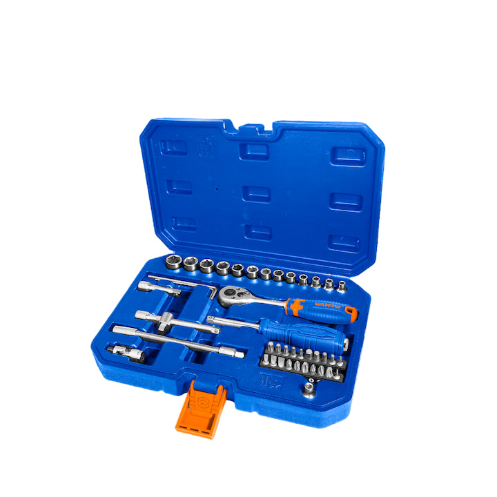 WADFOW - TRUSA DE CHEI TUBULARE 1/4'' CU ANTRENOR 45 PIESE