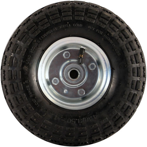 Roata roaba - TT - cu rulment - mixt - 3.50-4 6PR (pentru ax 20mm)