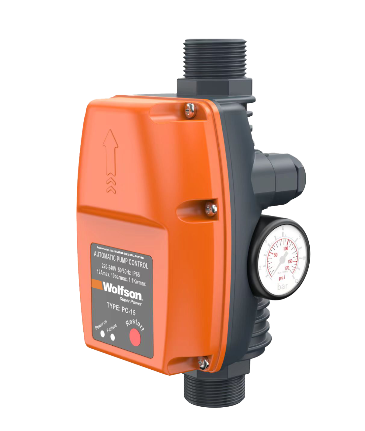 WOLFSON - PRESOSTAT ELECTRONIC PC-15