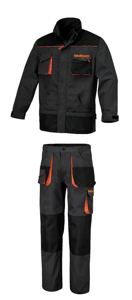 WOLFSON - SET COSTUM SI PANTALON DE LUCRU - M